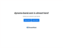 Tablet Screenshot of dynamo-band.com